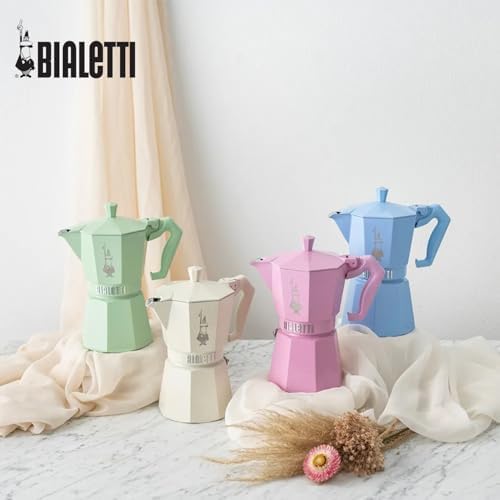- Moka Exclusive: 3 Cups Ocak Üstü Espresso Pişirici - 130ml - Krem Renk - Alüminyum Gövde - Patentli Güvenlik Valfi - Tüm Ocak Türleri İçin Uygundur (İndüksiyon Hariç)