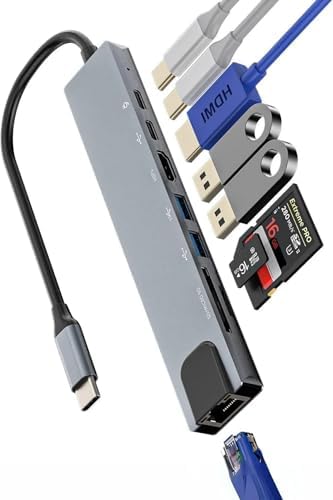 ÇOK FONKSİYONLU 4K HD HDMİ VGA RJ45 PD USB TYPE C SD TF HAFIZA KARTI HUB ÇEŞİTLERİ HER İHTİYACI GİDERECEK ÇEŞİT MEVCUTTUR (4K HD HDMİ VGA RJ45 PD USB TYPE C SD TF HAFIZA KARTI ÇOKLU HUB 04) - Görsel 3