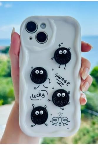 Iphone 13 Ve 14 ile Uyumlu 3d Oyuncaklı Tasarımlı Esnek Silikon Kılıf - Görsel 2