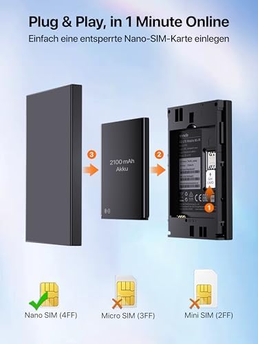 Tenda MF6 4G LTE MOBİLE WİFİ 6 ROUTER ( Sim Kart Takılabilir)