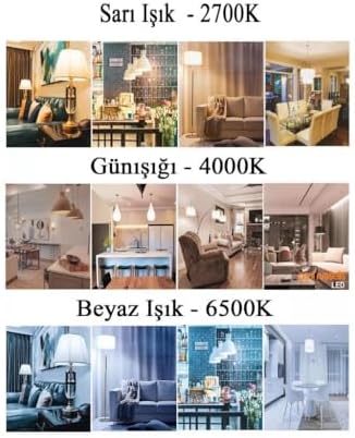LED Mum Ampul E14, 7,5W ile 60W Aydınlatma, 806 Lümen, 4000K Günışığı, 11,5 cm, 3 Adet - Görsel 3