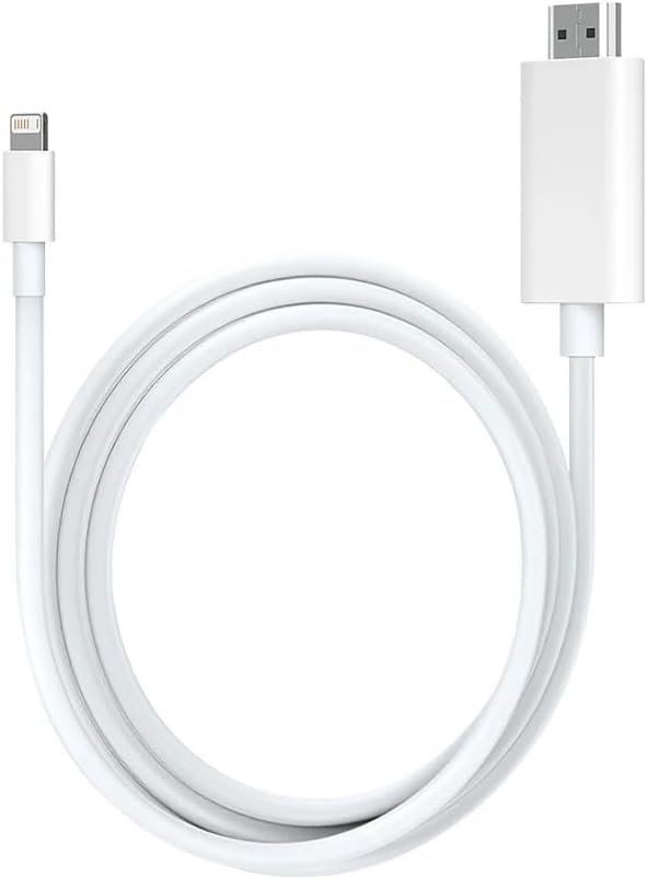 lightning uyumlu to hdmi ios uyumlu to hdmi iphone uyumlu HD HDMİ KABLO 4K ULTRA HD HDMI KABLO TAK ÇALIŞTIR 2 METRE (HB-17) - Görsel 2