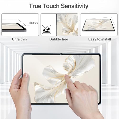 Honor Pad 9 Ekran Koruyucu Temperli Cam – 9H Sertlik, Ultra Şeffaf ve İnce Tasarım, Darbe ve Çizilmelere Karşı Koruma, Kolay Uygulanabilir, Parmak İzi Önleyici Tablet Cam Film - Görsel 2
