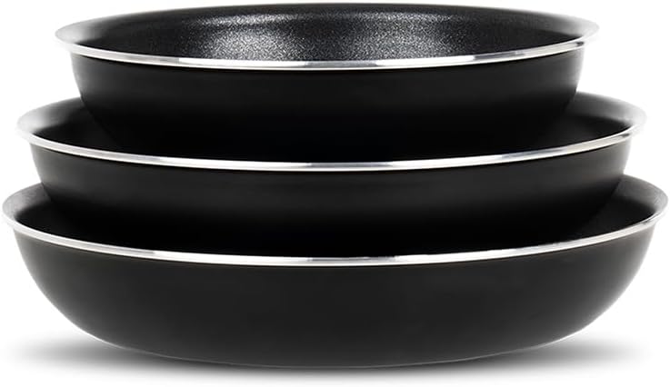 All-In-One Titanium 4 Parça Set: 20-24-28Cm Tava 1 Adet Özel Sap