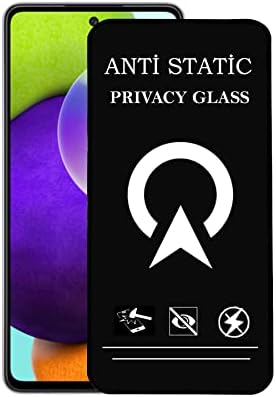 Galaxy A52 ile uyumlu Tam Kaplayan Anti Statik Görünmez Safir Ekran Koruyucu Hayalet Cam - Görsel 3