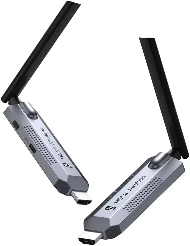 Alternative view of Kablosuz HDMI Verici ve Alıcı Kiti - Uydudan Projeksiyona | 150 Metre Menzil | 1080P 60Hz Notebook'dan TV'ye Görüntü Aktarımı | HD-TX-RX | Tak-Çalıştır | Çoklu Cihaz Desteği - G146 HDMI
