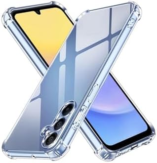 Galaxy A15 Kapak Kamera Korumalı Airbag Antishock Köşe Korumalı Şeffaf Silikon Kılıf