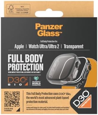 Panzer Glass - Screen Protector med D3O Full Body Apple Watch Ultra - 49 mm - Şeffaf - Görsel 3