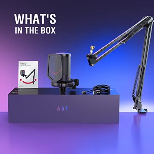 Alternative view of Ampligame A6T Twitch - Youtuber - Gamer - Tiktok - Yayıncı USB Mikrofon Seti (Siyah)