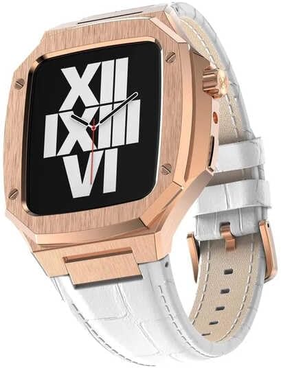 Alternative view of ​​​Apple İle Uyumlu Watch 44mm KRD-67 Kordon Beyaz-Rose Gold