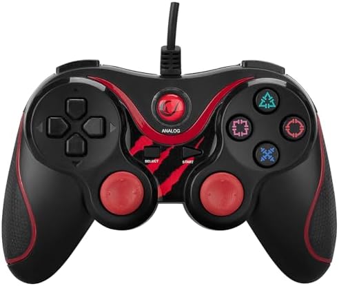 SG-R601 PS3/PC Kırmızı USB 1.8m Joypad