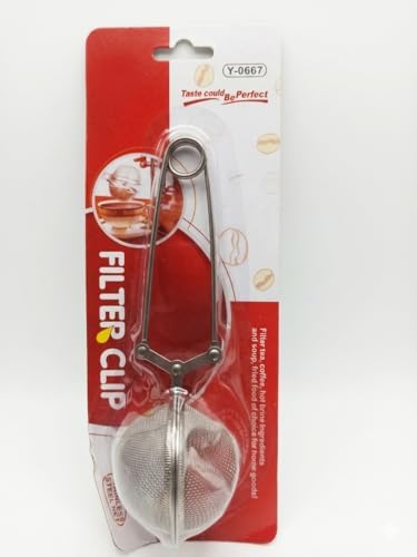 Maşalı Bitki Çayı Süzgeci Topu – Paslanmaz Metal Çay Demleme Süzgeci ve Pudra Şekeri Eleği - Görsel 3