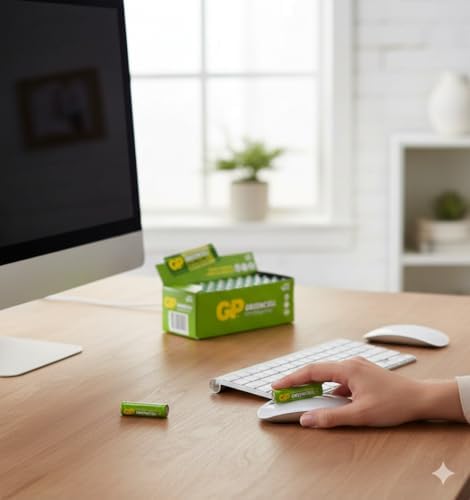 GP Batteries GP15G Greencell R6P/1215/AA Kalem Pil, 1.5 Volt, 40'lı Kutu, Yeşil/Sarı/Beyaz - Görsel 2