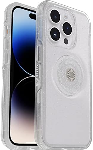 iPhone 14 Pro Otter+Pop Kılıfı, Darbeye Dayanıklı, Düşmeye Dayanıklı, PopSockets PopGrip'li Koruyucu Kılıf, Askeri Standartlara Göre 3 Kez Test Edilmiştir, Yıldız Tozu - Görsel 3