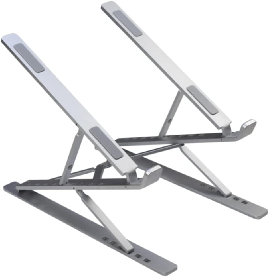 Alternative view of Çift Katlı Ayarlanabilir Laptop Stand Katlanabilir Alüminyum Tablet Notebook Stand Dizüstü Bilgisayar Standı