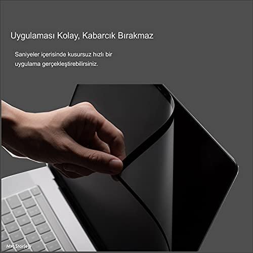 Alternative view of MacBook Air Pro 13 inç Anti Glare Ekran Koruyucu Mat Film Touch Bar Touch ID Uyumlu Parlama Önleyici Retina Ekran Koruması Şeffaf