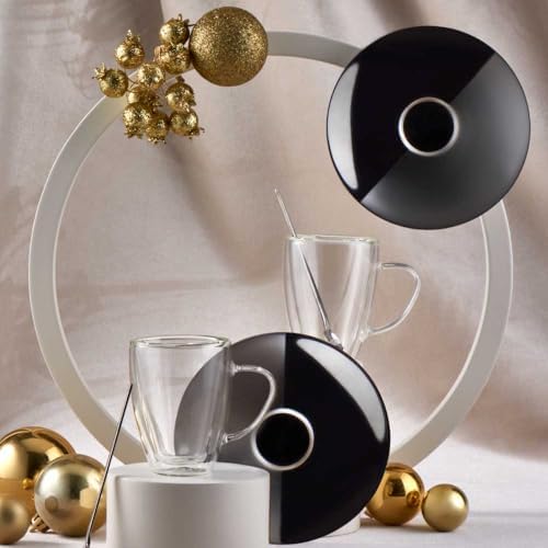 Alternative view of 12'li Çift Cidarlı Espresso Fincanı 80 ml