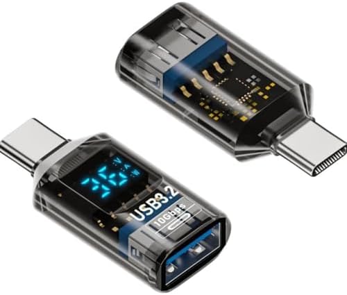 Alternative view of Revolution Type C to USB 3.2 Dönüştürücü 36W Hızlı Şarj 10Gbps Veri Transferi Dijital Ekran OTGGM