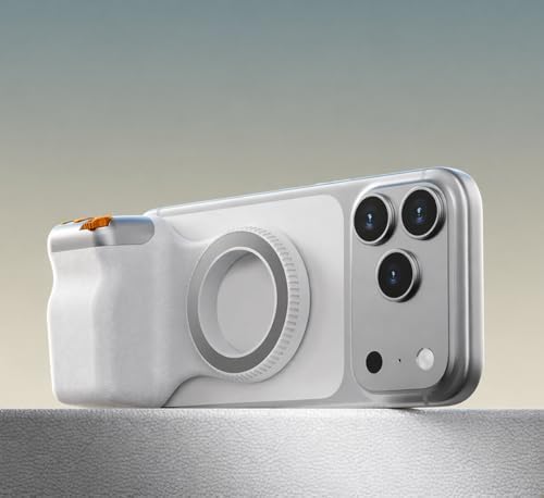 Manyetik MagSafe ile Uyumlu Premium Edition Kamera Stabilizatörü, 10M Uzaktan Kumanda, Çift Taraflı Magnet, Selfie Çekimi, Bluetooth Bağlantı, Zoom Kontrol Özellikli | ZR1222
