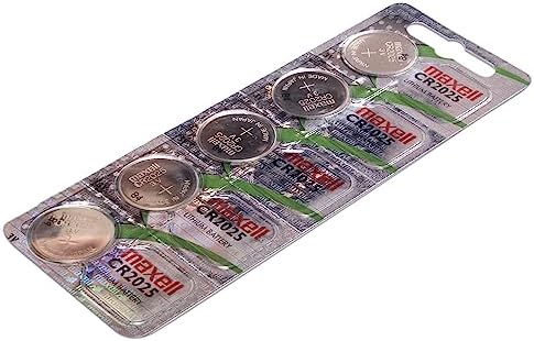 Maxell CR2025 piller, 5 adet, Lityum, 3 V, 170 mAh, gri - Görsel 3