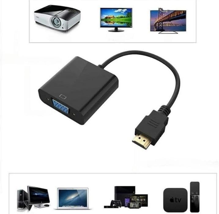 Alternative view of Tablet Projeksiyon Notebook Uyumlu Hdmi To Vga Kablo Siyah