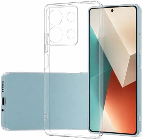 Redmi Note 13 Pro 5G Uyumlu Kılıf Şeffaf Kamera Korumalı 3d