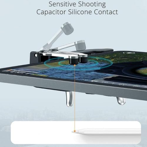 Bolivia's iPad İçin Mobil Oyun Kumandası, Altı Parmaklı Hassas Nişangah Tetikli Oyun Kumandası, PUBG ve Diğer Oyunlar İçin, Tablet ve Akıllı Telefonlarla Uyumlu - Görsel 3
