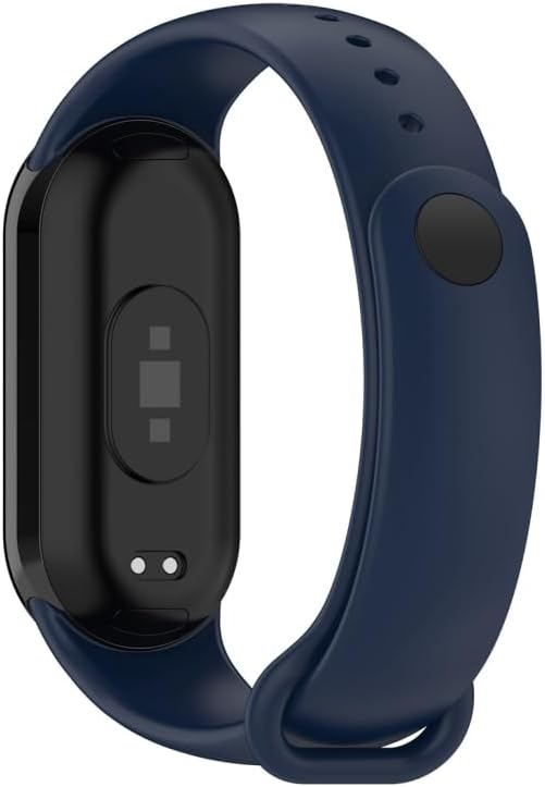 Alternative view of Xiaomi Mi Band 8 Mi Band 9 Mi Band 10 ile Uyumlu Silikon Kordon Kayış Metal Pimli