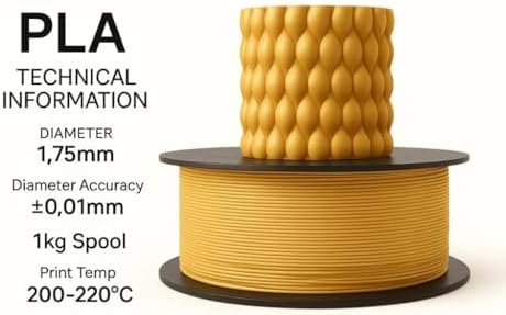 Pla+ Filament 1.75mm 1 Kg - Altın