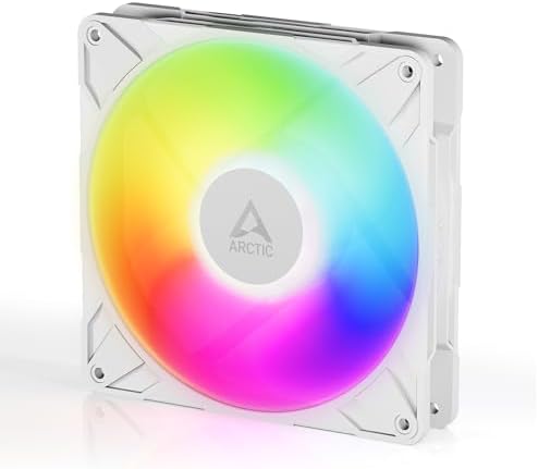 Alternative view of Arctic P14 Pro A-RGB (Beyaz) - Güçlü Premium Fan, Y Kablo Bölmeli 140 mm PWM Fan, 400-2500 RPM, 0 RPM <% 5 PWM, 5V Dijital RGB Akışkan Dinamik Rulman - Beyaz