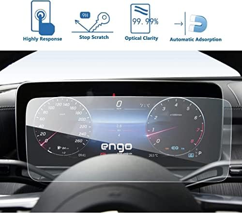 Alternative view of Mercedes C200 12.3 İnç İle Uyumlu Dijital Gösterge Paneli Ekran Koruyucu Nano W206 Direksiyon Arkası Ekran Koruyucu