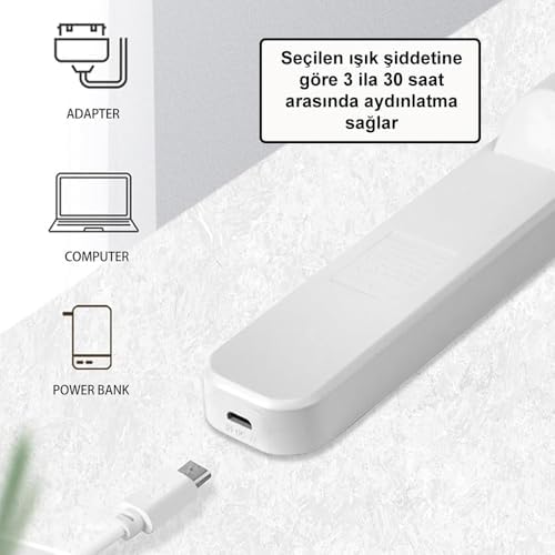 Alternative view of Şarjlı 3 Renk Portatif LED Aydınlatma/GT-CL12