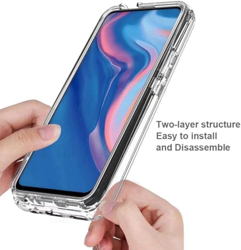 ile uyumlu Şeffaf Clear Silikon Yüksek Kalite Darbeye Dayanıklı Şık Telefon Kılıfı ( Y9 Prime 2019 / Psmart Z) - Görsel 3