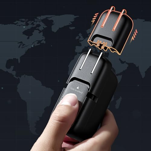 CH-8442 70W GaN3.0 Dual Type-C + USB Universal Seyahat Şarj Seti - Görsel 3