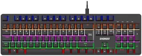 KB-MeKanik 1 Lumos USB Rainbow Aydınlatmalı Full Anti-Ghosting Mekanik Gaming Oyuncu Klavye (Siyah (Blue Switch)) - Görsel 3