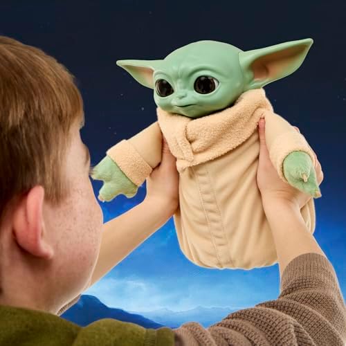 Action Buddy Grogu 25 cm Animatronik Figür | Etkileşimli Pelüş ve Aksiyon Figürü | : The Mandalorian ve Grogu Oyuncağı | 4 Yaş ve Üzeri Çocuklar İçin - Görsel 3