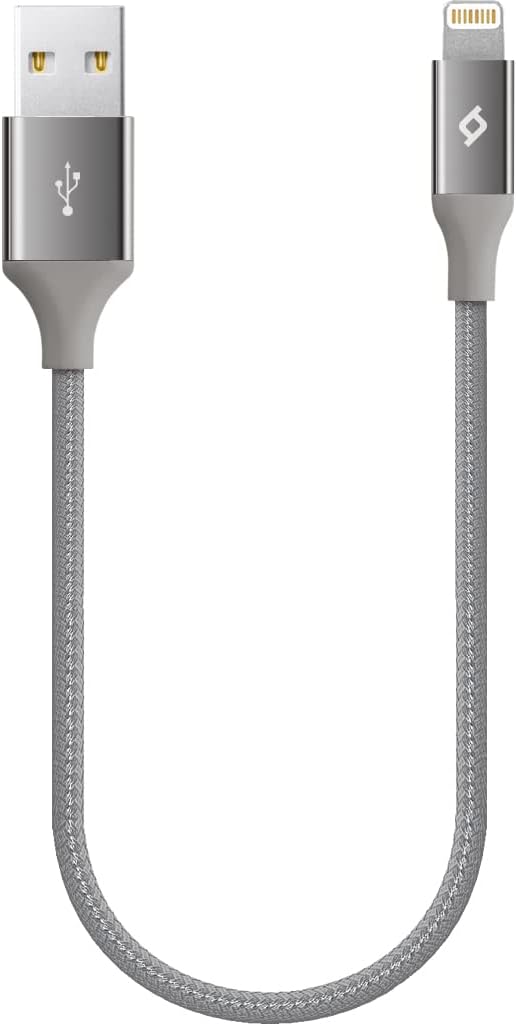 AlumiCable Mini 30cm Lightning Şarj Kablosu- Uzay Grisi (2DK28UG) - Görsel 2