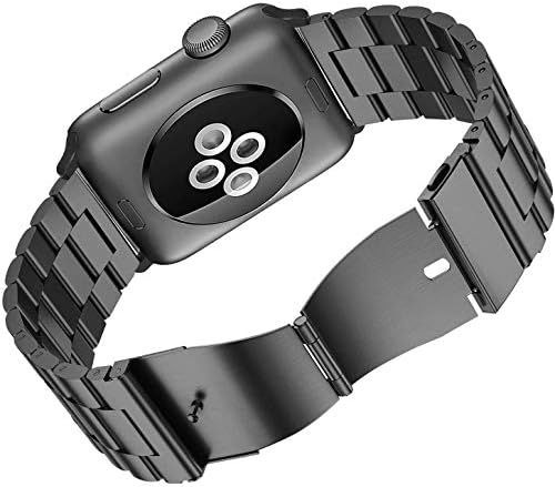 Alternative view of Apple Watch Series 11 42mm Metal Stainless Steel için Kordon Siyah [Watch Series 11 42mm ile Uyumlu Kordon - Siyah]
