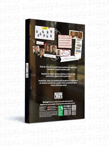 Alternative view of Cases Müzede Soygun, Dedektif Dosyası, Gizem Çözme Oyunu, Şüpheli Kartları ve İpucu Belgeleri ile