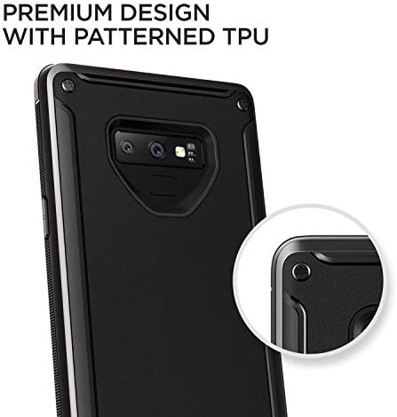 VRSGN9HPS Galaxy Note 9 High Pro Shield Kılıf, Metalik Siyah