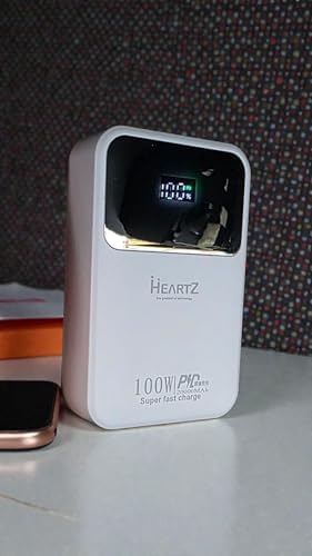 Alternative view of H006 20000 mah power bank PD 27W ve USB 100W FAST HIZLI ŞARJ DAHİLİ TYPE C VE LİGHTNİNG KABLOLU DÜNYA STANDARTLARINA UYGUN POLYMER BATARYA BİREBİR AMPER LCD GÖSTERGELİ POWERBANK