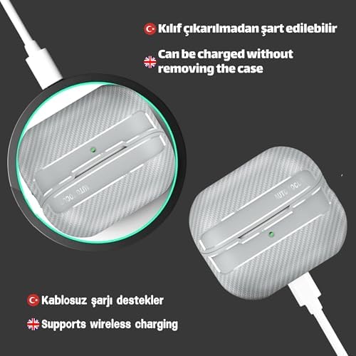 Pro 2. Nesil Uyumlu Karbon Fiber Hybrid Polymer Technology Premium Kulaklık Kılıfı - Görsel 2