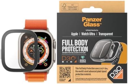 Panzer Glass - Screen Protector med D3O Full Body Apple Watch Ultra - 49 mm - Şeffaf - Görsel 2