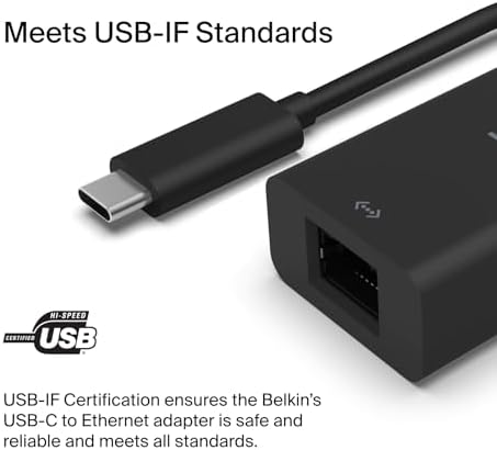USB Type-C 2.5 GB Ethernet Adaptörü, USB, Thunderbolt 3 ve 4, LAN Ağ Adaptörü, MacBook Pro/Air, iPad Pro, XPS, Surface ve Diğer USB-C Aygıtlarıyla Uyumlu - Görsel 2
