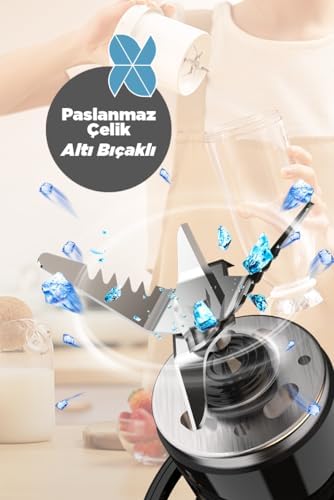 Wrapsol Smoothie Taşınabilir Şarjlı Kişisel Mini Meyve Karıştırıcı 500 ml (Pembe)