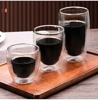 Çift Cidarlı Cam, Kahve, Latte, Espresso, Meşrubat, Su Bardağı, 250 ML, Su Bardak, 1 Adet, 12321 - Görsel 3