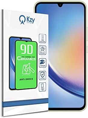 Galaxy A34 ile Uyumlu Tam Kaplayan Seramik Nano Esnek Ekran Koruyucu Cam - Görsel 2
