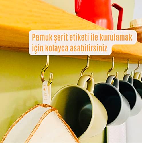 (2 adet) Yıkanabilir, Kumaş Kahve Filtresi (no:4) Ağartılmamış%100 Ham Pamuk, Organik, Ekolojik Filtre no:4 (no4.2)