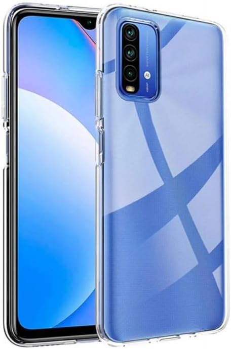 ile uyumlu Şeffaf Clear Silikon Yüksek Kalite Darbeye Dayanıklı Şık Telefon Kılıfı (Xiaomi Redmi 9T / Poco M3)