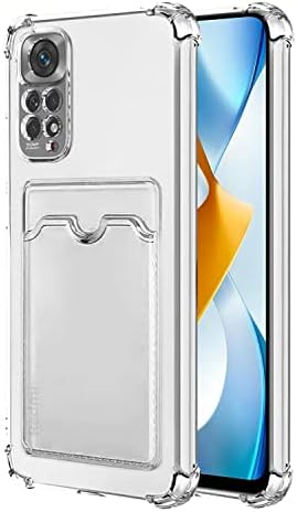 Alternative view of Xiaomi Redmi Note 11 Pro 5G için Card Slot Shock Kılıf Şeffaf [Redmi Note 11 Pro 5G ile Uyumlu Kılıf - Şeffaf]